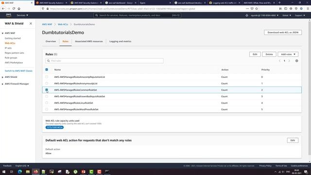 AWS WAF Tutorial | Understanding AWS WAF, Acl, Rule, WCU and implementation смотреть онлайн