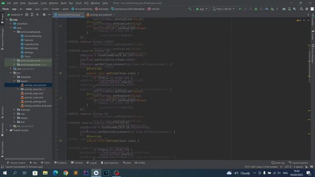 Приложение Планка на Java в Android Studio. Урок 64. Нажатие CANCEL и OK. смотреть онлайн