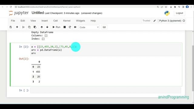 What is Dataframe in Python Pandas | Pandas in Hindi for beginners смотреть онлайн