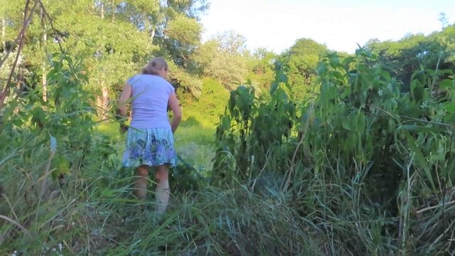 Открыли сезон - первый раз скупались в речке. Огородные заботы и радости смотреть онлайн