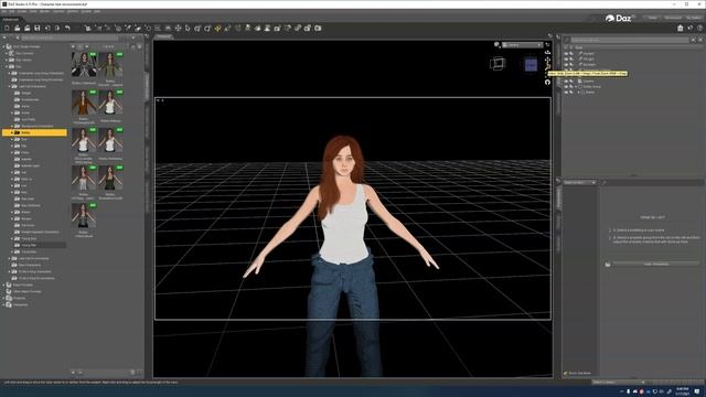 Daz Studio - Viewport Controls смотреть онлайн