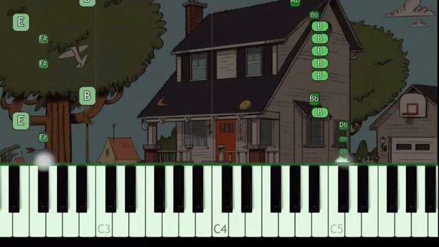 10 CARTOONS THEMES - EASY Piano Tutorial