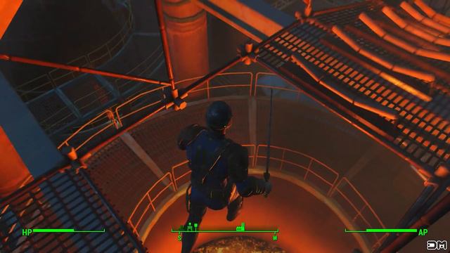 FALLOUT 4 Falling into Molten Metal! (Death Scene) смотреть онлайн