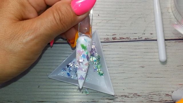 Пробую дизайн камень- опал/Замес из базы и гель-лака. смотреть онлайн