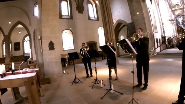 STARDUST (Hoagy Carmichael) performed by Wuerzburg Trombone Quartet смотреть онлайн