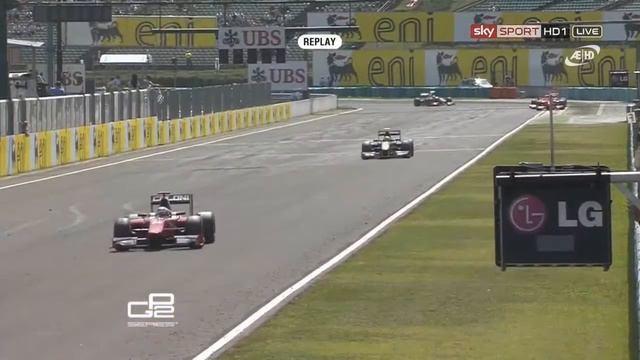 GP2 2012 Budapest Trummer Unfall смотреть онлайн