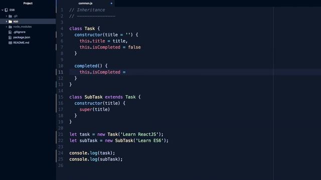ES6 #9 Наследование (Inheritance) смотреть онлайн