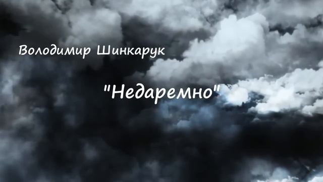 Володимир Шинкарук - "Недаремно" смотреть онлайн