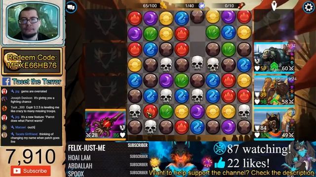 ? Gems of War Stream: 3x Bounty Troops + Yao Guai | Bounty Hunter Month 2 ? смотреть онлайн