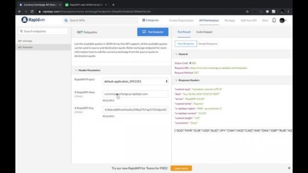 Rapid API | Free Public & Open REST APIs | API Marketplace | Tech Primers