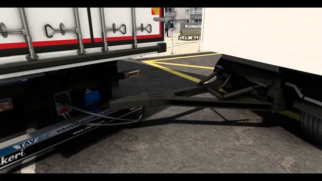 ETS2 - Tandem addon Kast for Mercedes Benz Actros (1.43) смотреть онлайн