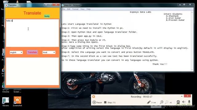 Language Translator Using Python смотреть онлайн