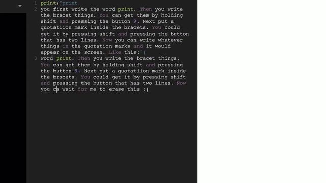 Python tutorial (print and input function) смотреть онлайн