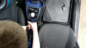 Тюнинг панели Лада Гранта.. Декоративная полоса на панель.