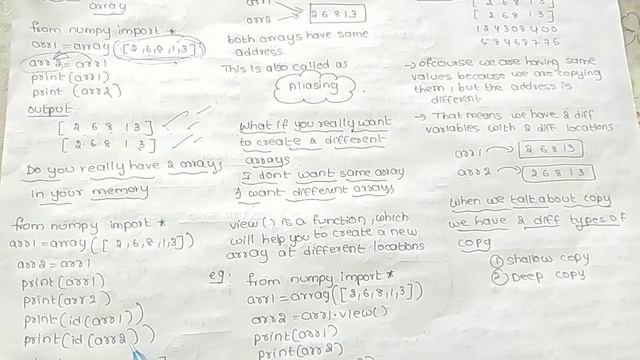 27. Copying array in Python || Python tutorials for beginners in telugu смотреть онлайн