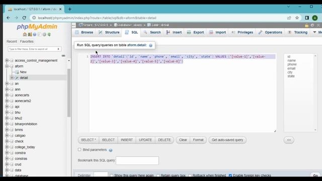 send php data in Mysql смотреть онлайн
