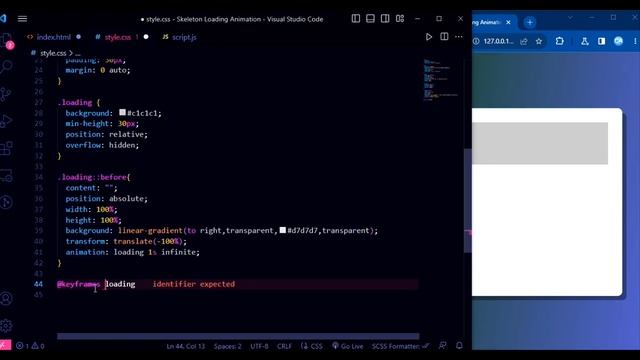 Skeleton Loading | Skeleton Loading Effect - Using HTML, CSS & Javascript #webtutorials #jstutorial смотреть онлайн