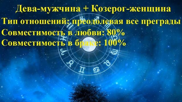 Совместимость Дева-мужчина и Козерог-женщина смотреть онлайн