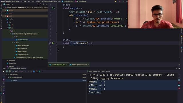 Exploring creational operators of the Flux publisher in Spring WebFlux смотреть онлайн