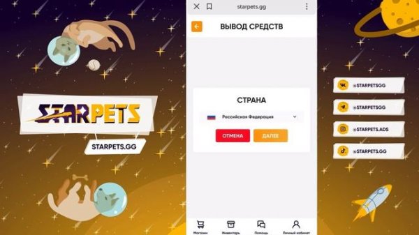 КАК ПОПОЛНИТЬ БАЛАНС НА STARPETS?