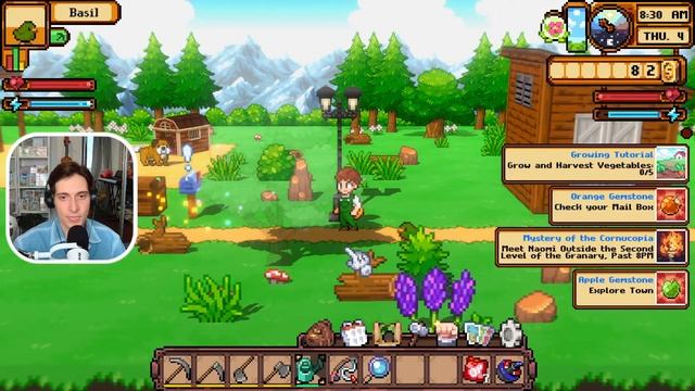 Playing Cornucopia, a promising 2.5D Farming RPG! смотреть онлайн