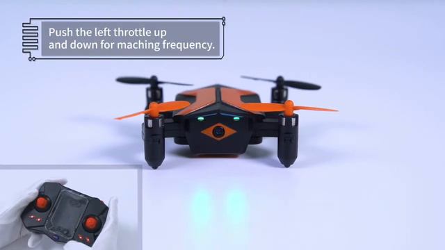 MINI Foldable drone XPACK-2D operation video HD смотреть онлайн