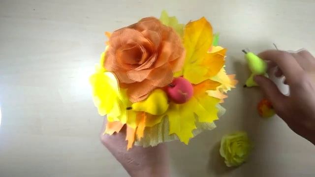 Осенний ободок, осенний веночек своими руками за 20 минут, 4 варианта смотреть онлайн