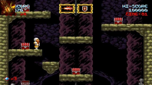 Maldita Castilla EX - Full game walkthrough (fire sword, PS4) смотреть онлайн