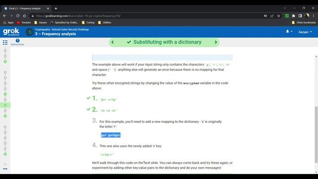 Grok module 3 Python Cryptography Solutions смотреть онлайн