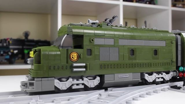 Конструктор Ausini 25003 Поезд с военными (Аналог LEGO)