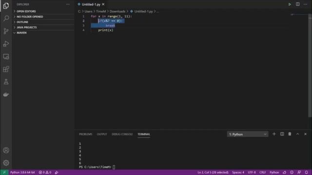 HSC Python Lesson #6: Loops смотреть онлайн