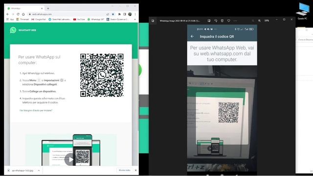 Usare Whatsapp Web nei nostri corsi online! смотреть онлайн