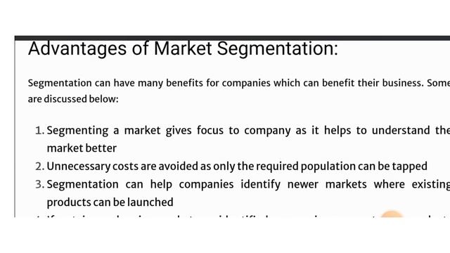 Lec-7 Market Segmentation With Examples||Types, Advantages and Disadvantages|| Marketing Management смотреть онлайн