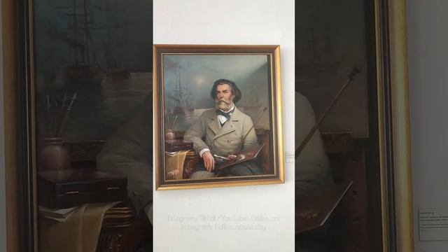 Портрет Боголюбова в музее города Кронштадт. #shortvideo #art #arttherapy #oilpainting #museum смотреть онлайн