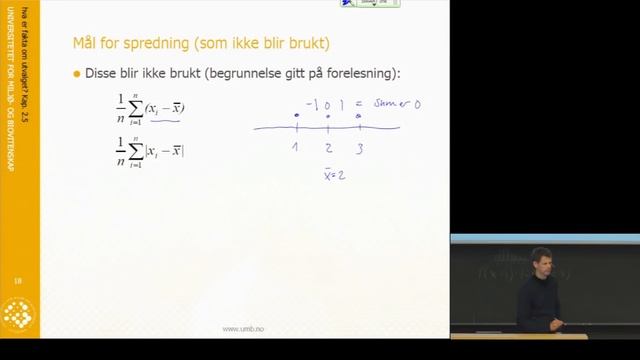 F8.2_Utvalgsvarians - Statistikk grunnkurs (NMBU) смотреть онлайн