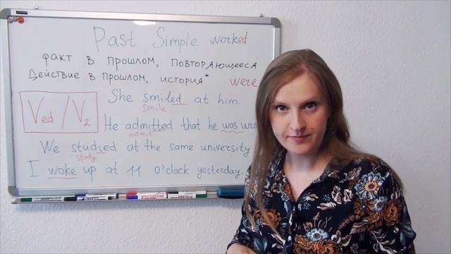 Все английские времена группы Simple - Present Simple, Past Simple, Future Simple