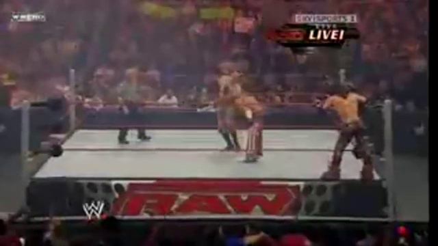 WWE RAW 11/24/08 Shawn Michaels & Rey Mysterio VS Mizz & Morrison смотреть онлайн