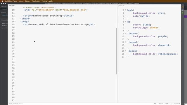 Introducción a Bootstrap usando Brackets - Parte 1 смотреть онлайн