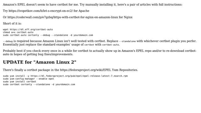 How to install let's Encrypt on Amazon Linux? (2 Solutions!!) смотреть онлайн