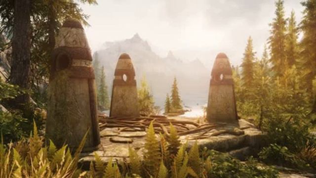 Ambient Skyrim ASMR (Soothing Music, Rain Sounds, Inaudable Dragon Whispers) смотреть онлайн