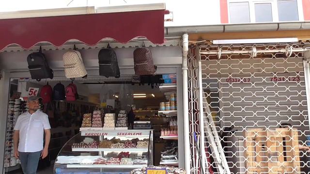 Турция. Сиде. Отель Ешилоз 4*.Side Yesiloz Hotel. Пляж, магазины возле отеля