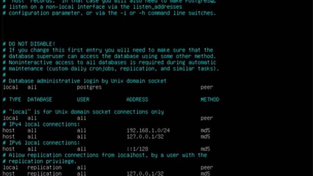2 postgresql basic configuration after installation смотреть онлайн