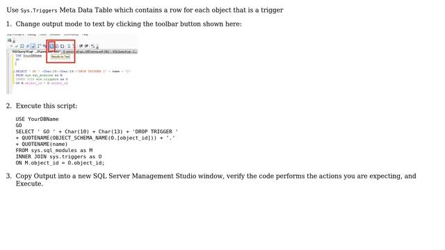 Databases: How can I drop all triggers in a single database? (4 Solutions!!) смотреть онлайн