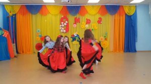 танец для детей 4-5 лет, цыганский танец для детей, танец в детском саду