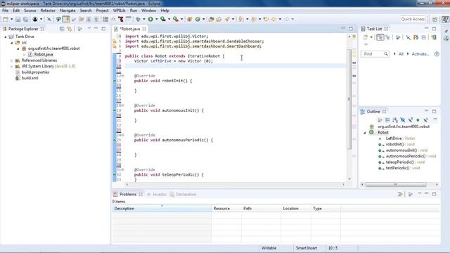 Program Tank Drive in Java смотреть онлайн