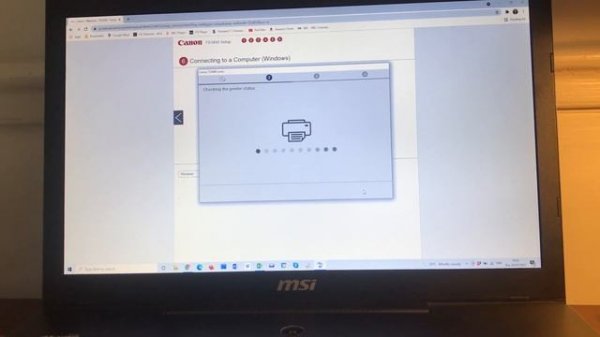 How to: Setup a CANON Pixma TS3400 Series Printer using Wi-Fi