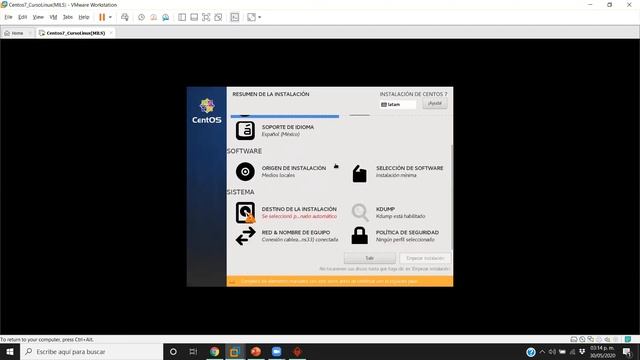 Cómo crear una máquina virtual Centos 7 con VMware смотреть онлайн