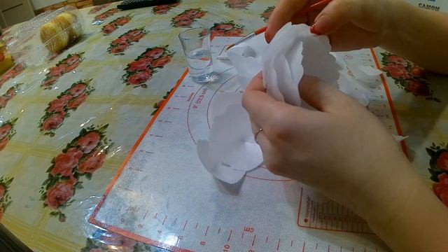 Вафельный цветок/Цветок для торта/Съедобный цветок/Очень просто смотреть онлайн