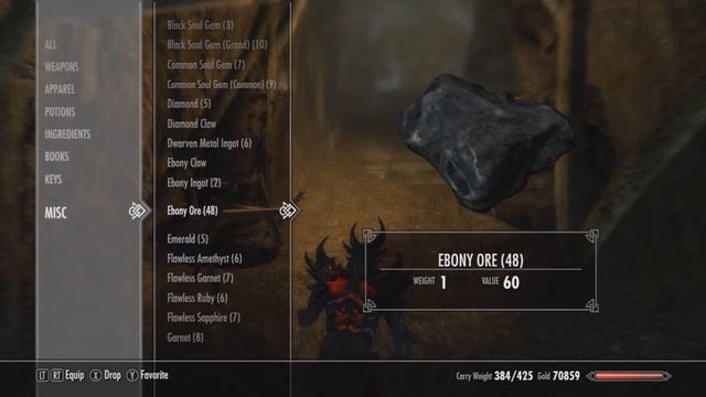 Skyrim - Best Location For Ebony Ore смотреть онлайн