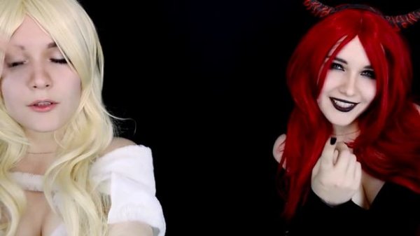 АСМР Ангел+Демон Ролевая игра ?? ASMR ? TWIN Angel+Demon RolePlay [Subtitles]